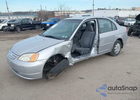 2003 Honda Civic Lx z USA, uszkodzony, nr VIN 2HGES16503H518331